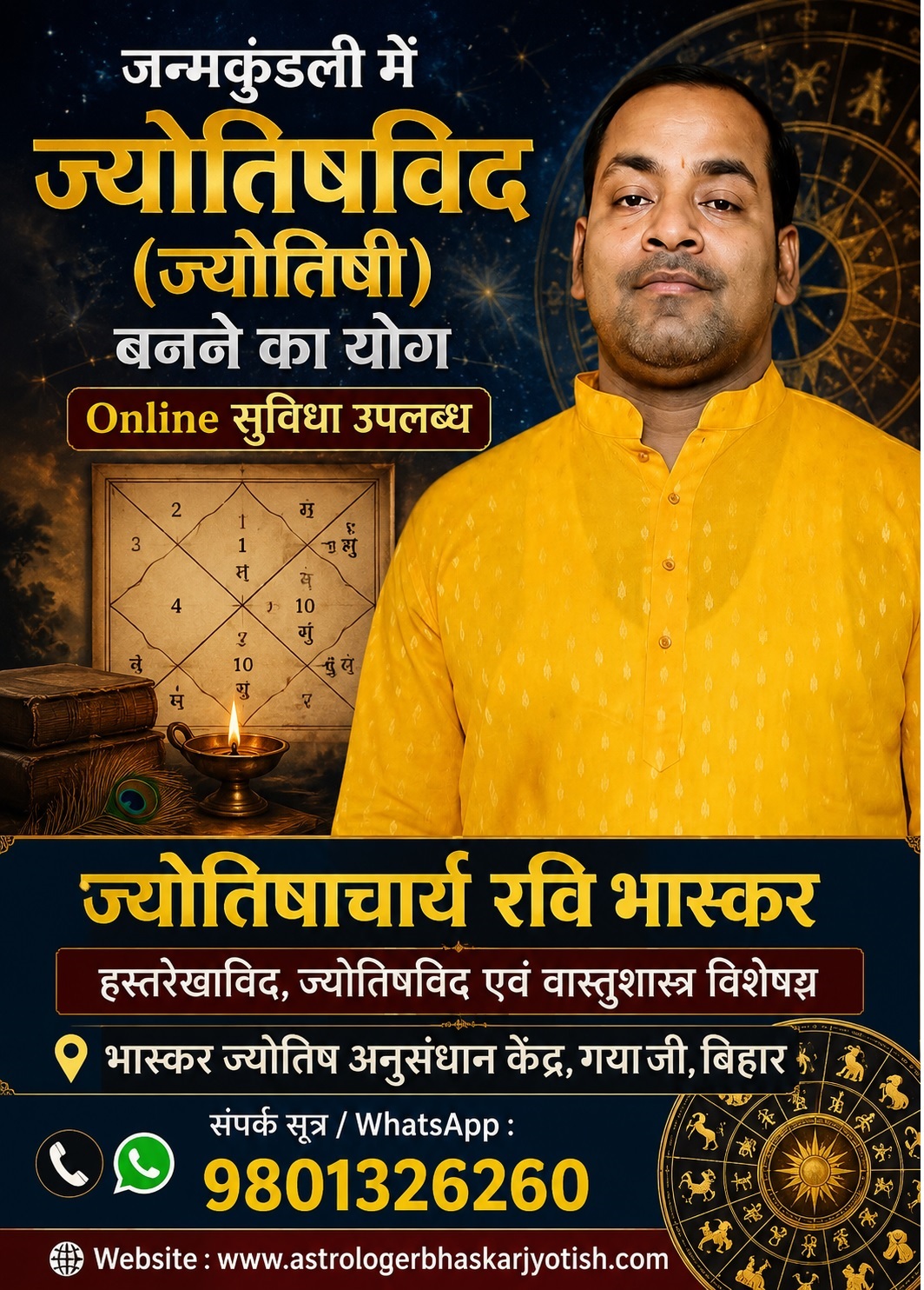 जन्मकुंडली में ज्योतिषविद (ज्योतिषी) बनने का योग